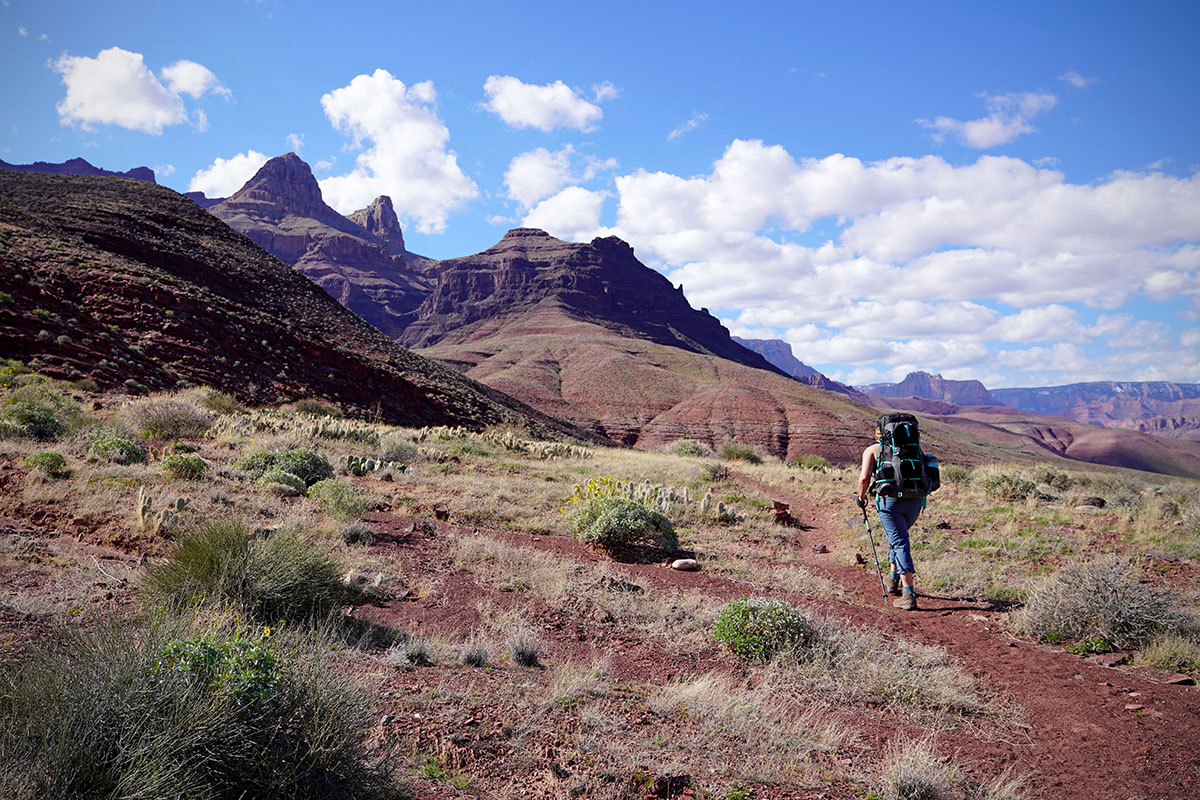 Hiking boot (backpacking in the Grand Canyon)